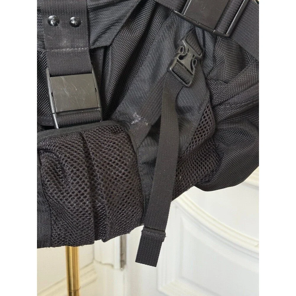 Vintage Oakley Icon 3.0 Tactical Backpack Black Y2K Tech Bag